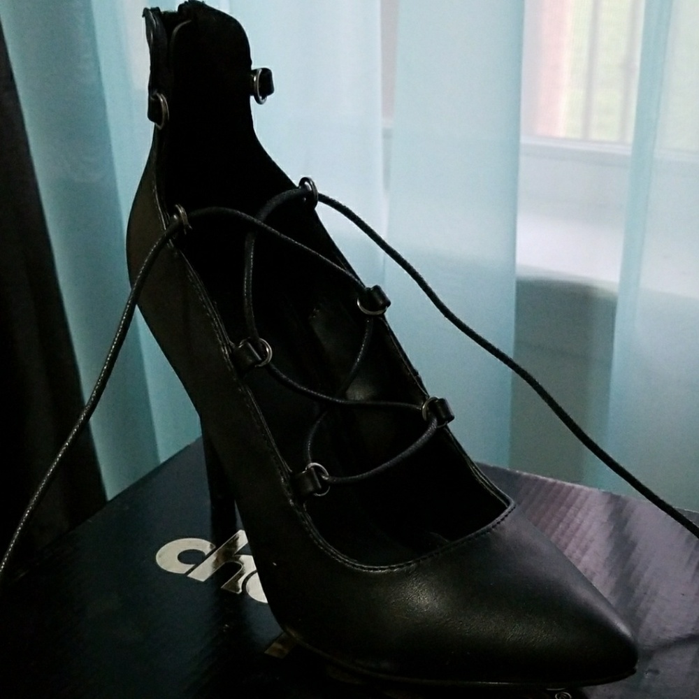 Black heels